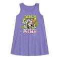 thumbnail image 1 of Janis Joplin - Butterfly And Flowers - Toddler and Youth Girls A-line Dress, 1 of 4