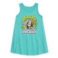 thumbnail image 1 of Janis Joplin - Butterfly And Flowers - Toddler and Youth Girls A-line Dress, 1 of 4