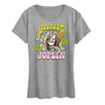 thumbnail image 1 of Janis Joplin - Butterfly And Flowers - Women's Short Sleeve Graphic T-Shirt, 1 of 5