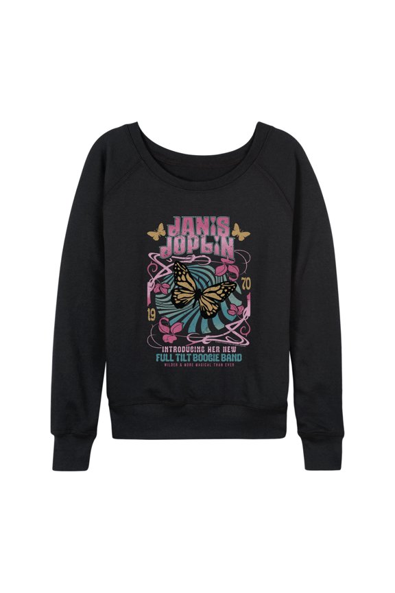 - Butterfly - Women's French Terry Long Sleeve Pullover