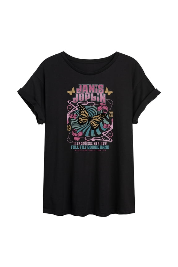 - Butterfly - Women's Oversized Graphic T-Shirt