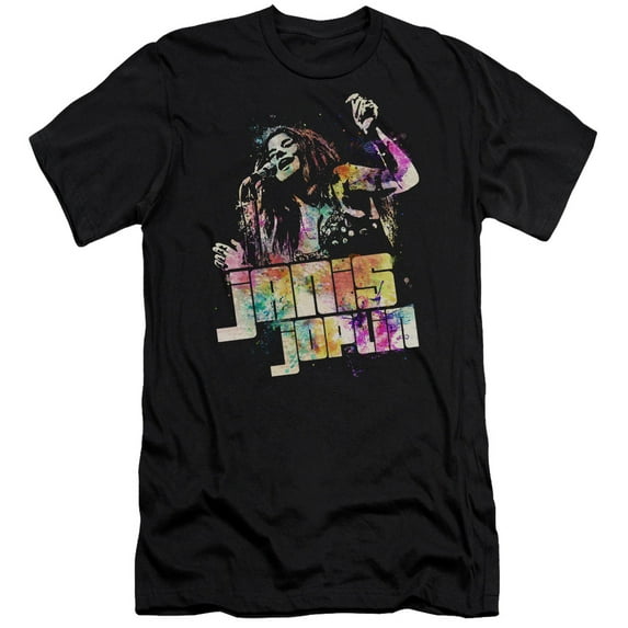 Janis Joplin - Colors Of Janis - Premium Slim Fit Short Sleeve Shirt - X-Large