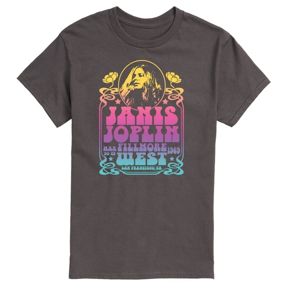 Janis Joplin - Fillmore West - Men's Short Sleeve Graphic T-Shirt