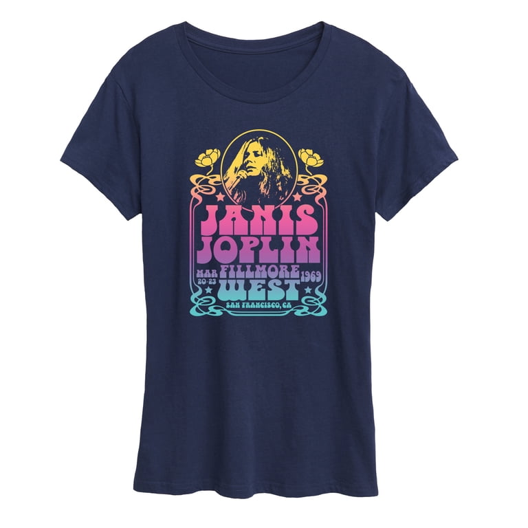 T-shirt Janis Joplin Tour 1969 - Collection - Taille S à 5XL - Neuf Avec étiquettes