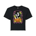 thumbnail image 1 of Janis Joplin - Flowers - Juniors Cropped Cotton Blend T-Shirt, 1 of 5