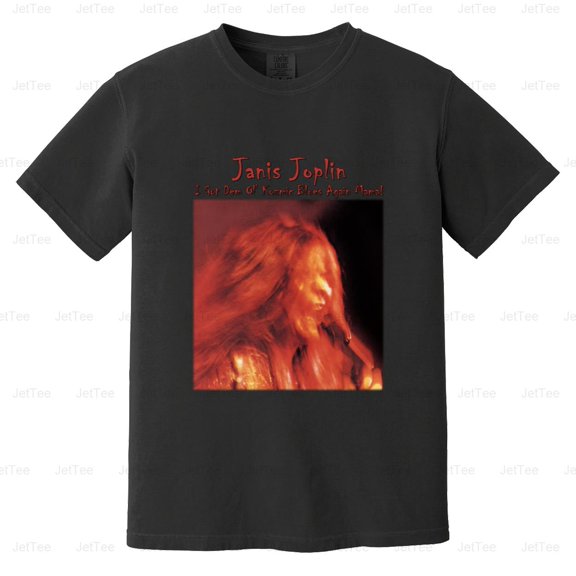 Janis Joplin I Got Dem Ol' Kozmic Blues Again Mama! Vintage Retro Comfort Color T-Shirt Unisex, up to 4XL