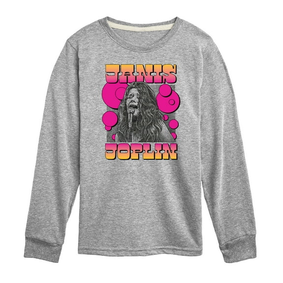 Janis Joplin - Janis Drawing - Toddler And Youth Long Sleeve Graphic T-Shirt
