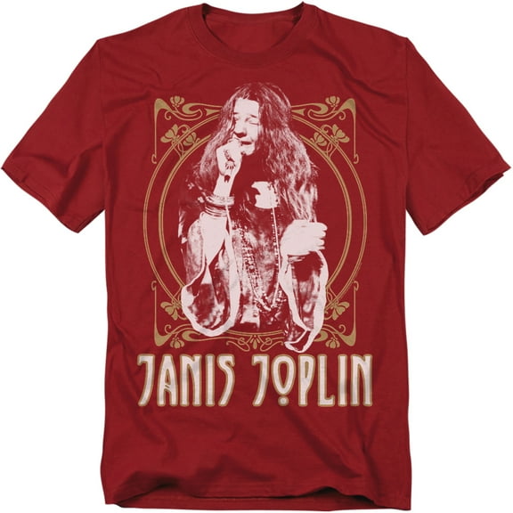 Janis Joplin T-Shirt Janis Gold Frame Unisex Graphic Tee For Men & Women