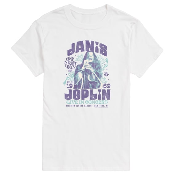 Janis Joplin - Janis In Concert - Men's Short Sleeve Graphic T-Shirt
