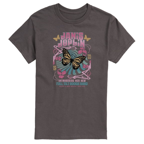 Janis Joplin - Janis Joplin Butterfly - Men's Short Sleeve Graphic T-Shirt