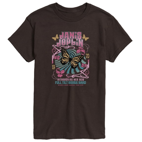 Janis Joplin - Janis Joplin Butterfly - Men's Short Sleeve Graphic T-Shirt