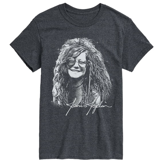 Janis Joplin - Janis Joplin Portrait - Men's Short Sleeve Graphic T-Shirt