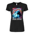 thumbnail image 1 of Janis Joplin - Janis Retro Color Waves - Juniors Fitted Graphic T-Shirt, 1 of 5