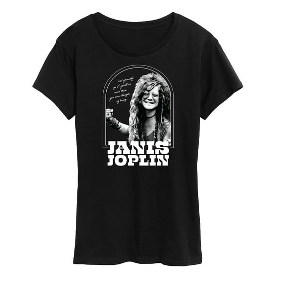 Janis Joplin - Let Yourself Go Be More - Women's Short Sleeve Graphic T-Shirt