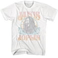 Janis Joplin Music TShirt Singer FADED ART NOVEAU CIRCLE White Cotton