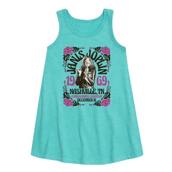 Janis Joplin - Nashville - Toddler and Youth Girls A-line Dress