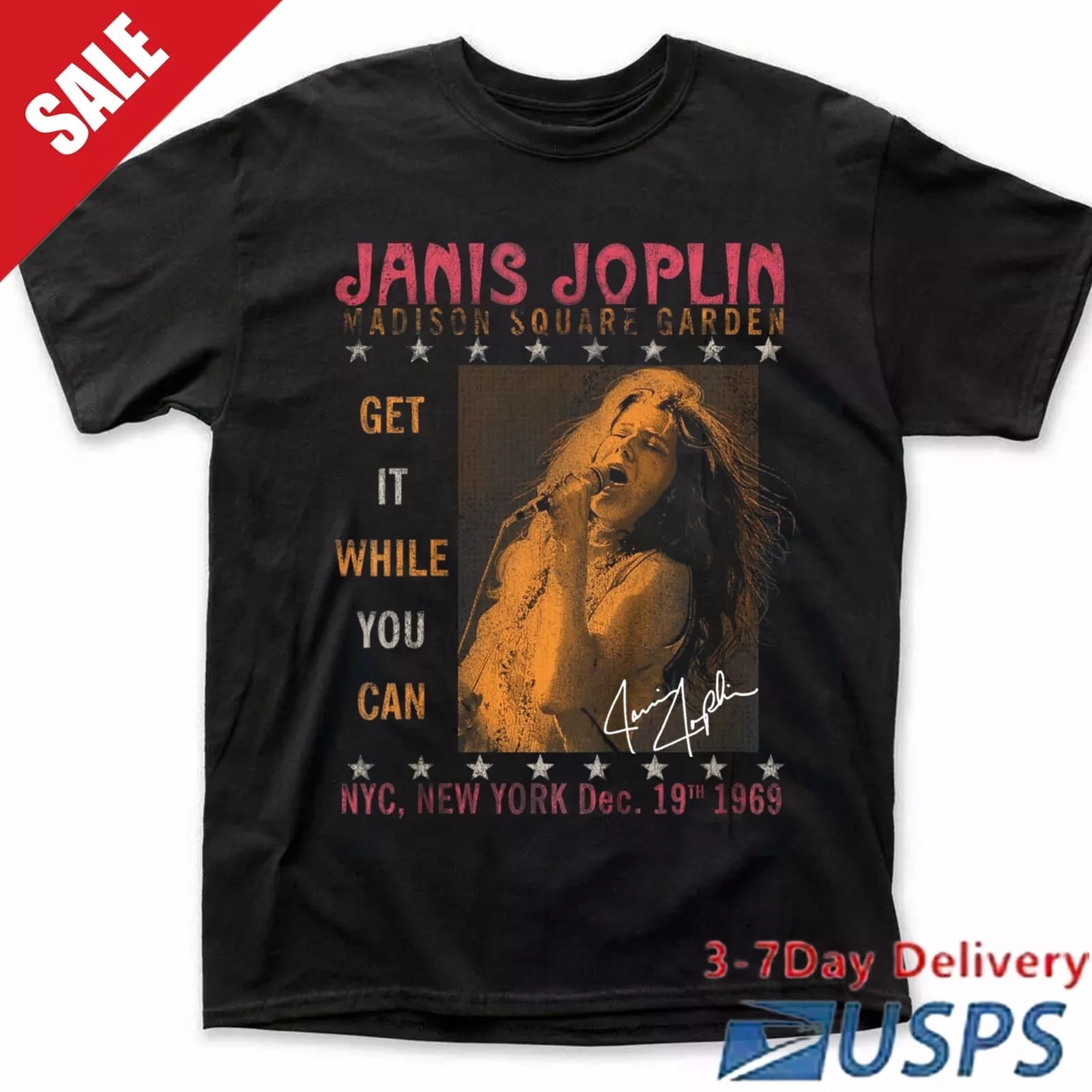 Janis Joplin One Night Only TShirt