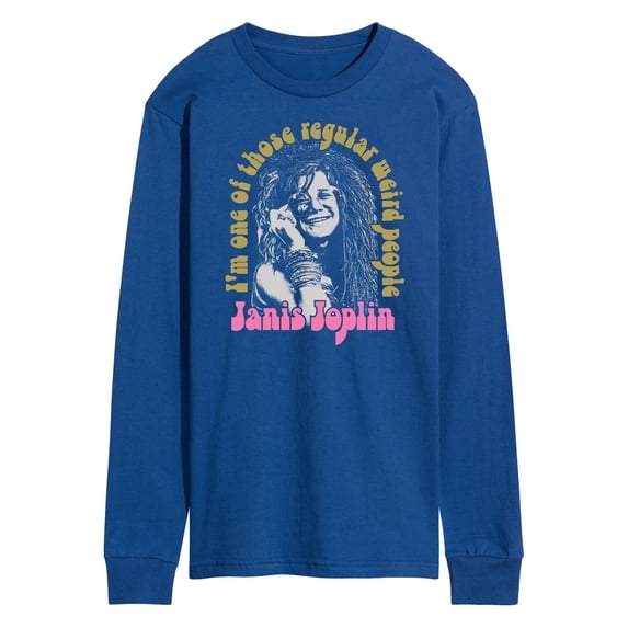Janis Joplin - One Of Those Regular Weird People - Men's Long Sleeve T-Shirt