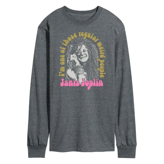 Janis Joplin - One Of Those Regular Weird People - Men's Long Sleeve T-Shirt