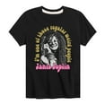 thumbnail image 1 of Janis Joplin - One Of Those Regular Weird People - Toddler And Youth Short Sleeve Graphic T-Shirt, 1 of 5