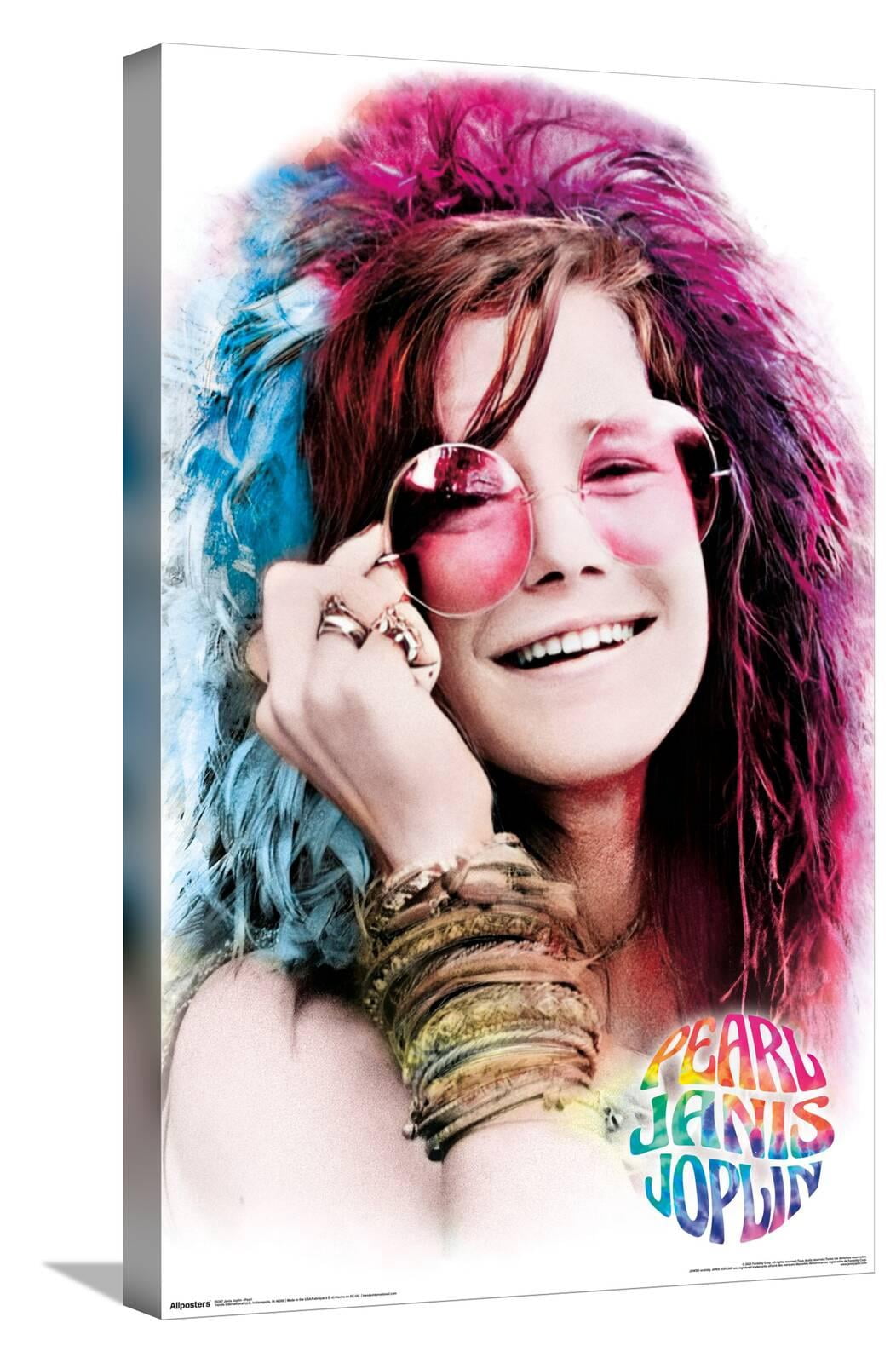 Janis Joplin - Pearl Canvas Wall Poster, 14.725" x 22.375" - Walmart.com