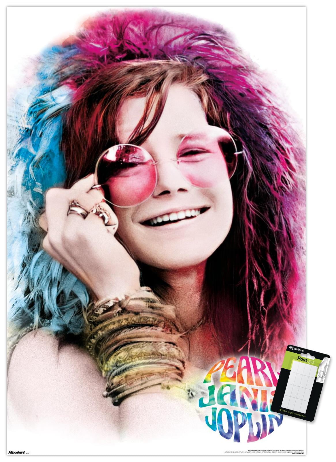 Janis Joplin - Pearl Wall Poster, 22.375" x 34" - Walmart.com