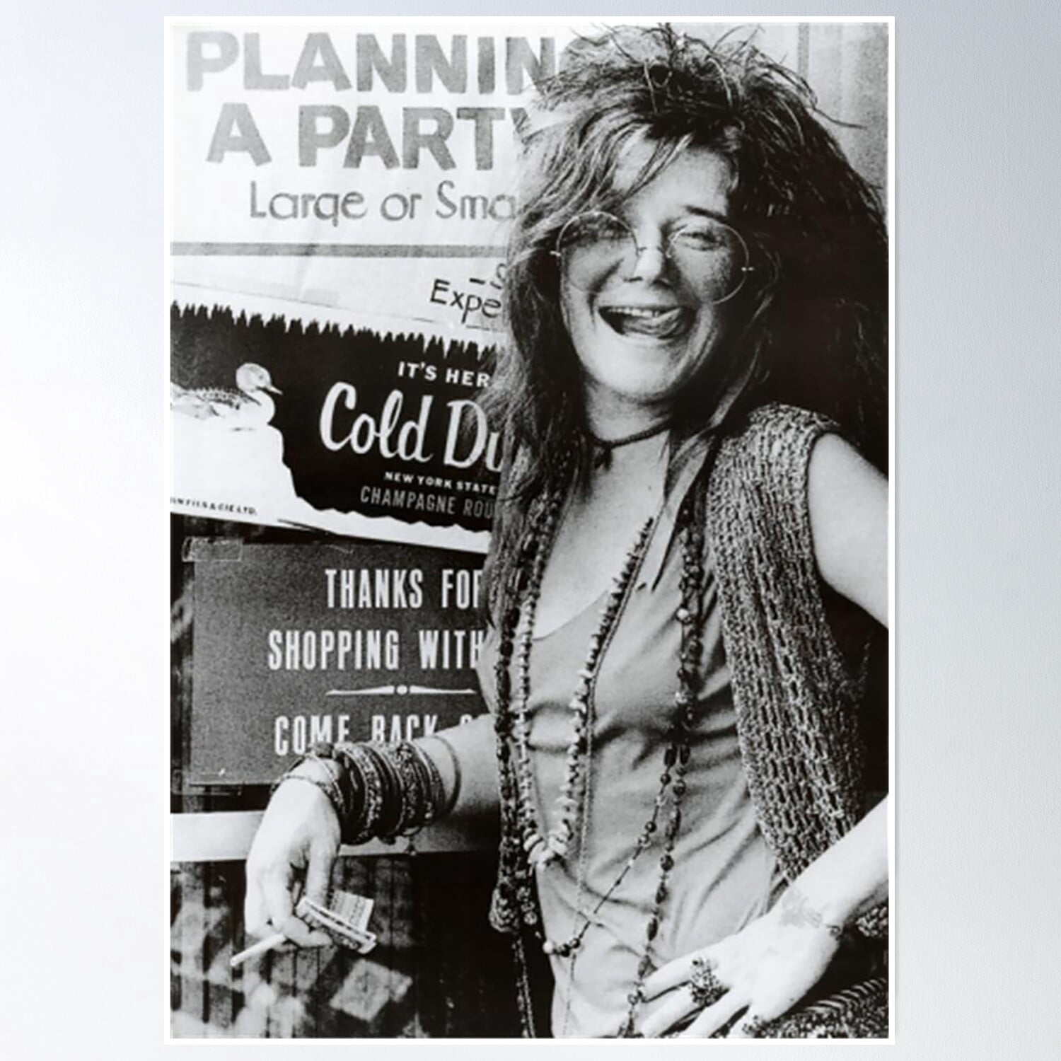 Janis Joplin Poster Poster Wall Art, Modern Wall Decor, 16x24 UNFRAMED ...