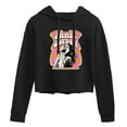thumbnail image 1 of Janis Joplin -  Poster Style - Juniors Cropped Pullover Hoodie, 1 of 5