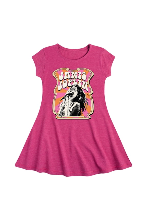- Poster Style - Toddler And Youth Girls Fit And Flare Dress