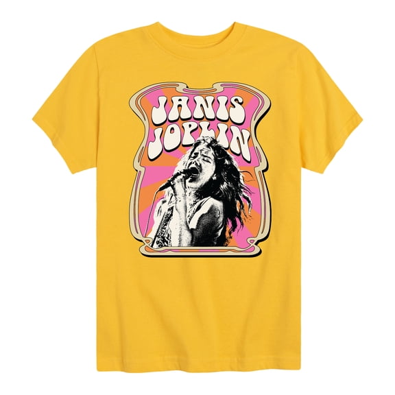 Janis Joplin - Poster Style - Toddler And Youth Short Sleeve Graphic T-Shirt