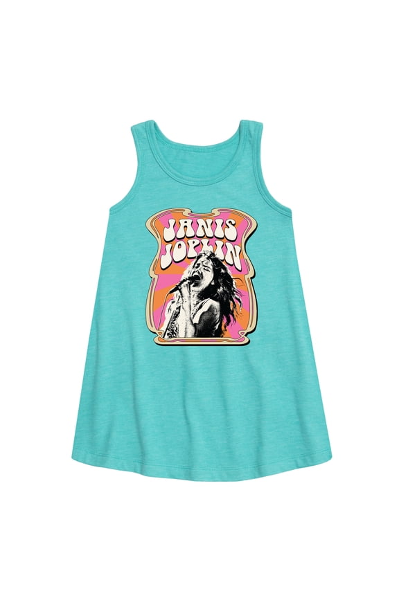 - Poster Style - Toddler and Youth Girls A-line Dress