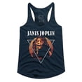 thumbnail image 1 of Janis Joplin Sing Triangle Midnight Navy Women's Racerback Tank Top M, 1 of 2