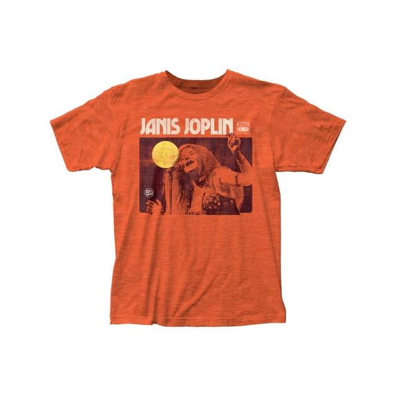 Janis Joplin Singer Songwriter Musician Singing Adult Fitted Jersey T-Shirt Tee