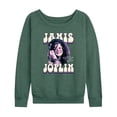 thumbnail image 1 of Janis Joplin - You Should Never Compromise Yourself - Women's Lightweight French Terry Long Sleeve Shirt, 1 of 5