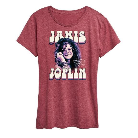 Janis Joplin - You Should Never Compromise Yourself - Women's Short Sleeve Graphic T-Shirt