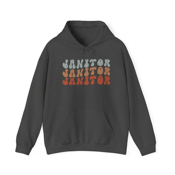 Janitor Appreciation Thank You Retirement Hoodie, Gifts, Hooded Sweatshirt