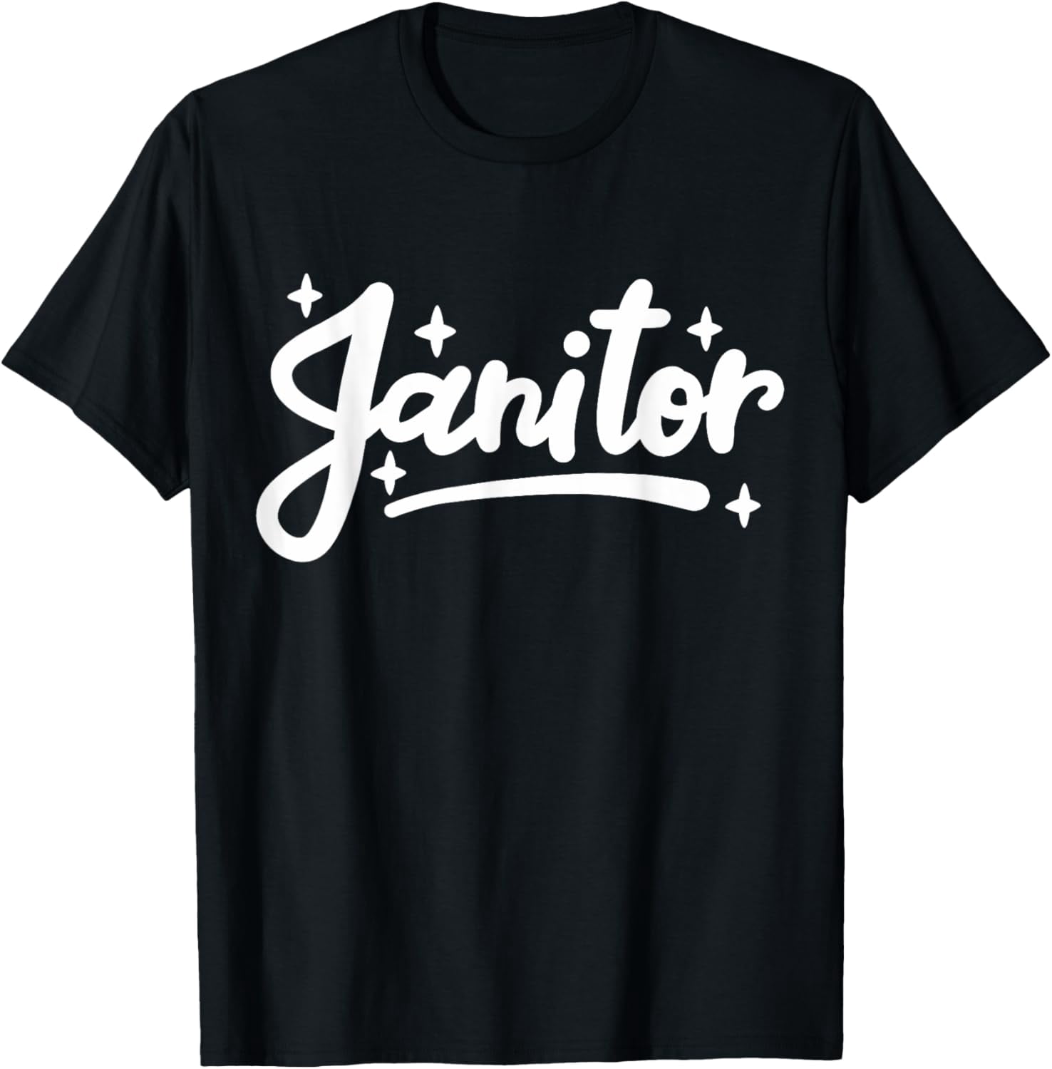 Janitor Custodian T-Shirt men and women can wear, black, white, gifts ...