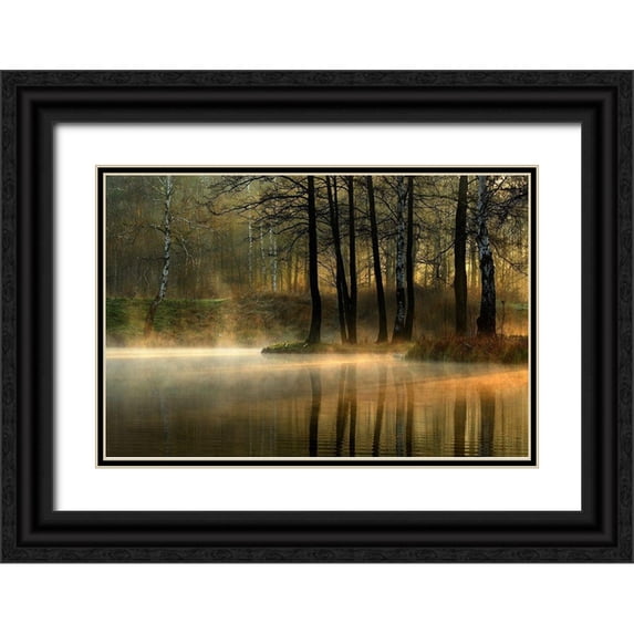 Jankowska, Agnieszka 14x11 Black Ornate Wood Framed with Double Matting Museum Art Print Titled - Silent Light.