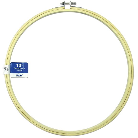 Janlynn 10 Inch Diameter Bamboo Embroidery Hoop