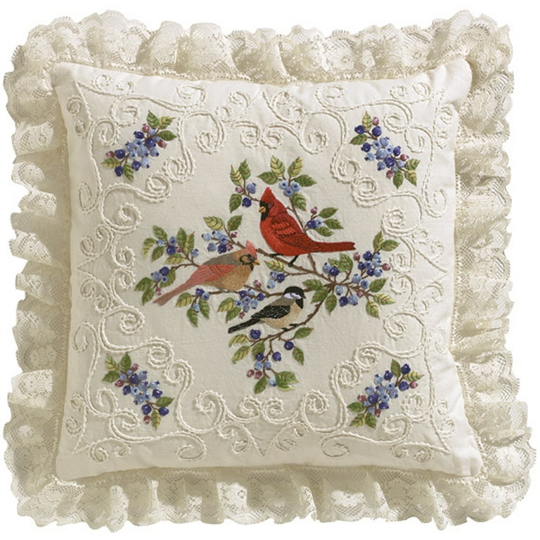 Janlynn Embroidery Kit 3X4 Set of 3-Winter Birds - Stitched In Floss -  20602252