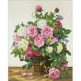 thumbnail image 1 of Janlynn Counted Cross Stitch Kit 12"X14"-Roses (14 Count), 1 of 3