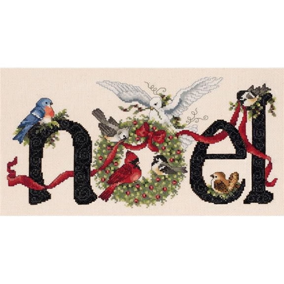 Janlynn Counted Cross Stitch Kit 14.25"x7"-noel (14 Count)
