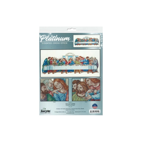 Janlynn Cross Stitch Kit The Last Supper