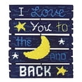 thumbnail image 1 of Pallet-Ables Love You To The Moon Plastic Canvas Kit-10.5 Inch X 1, 1 of 2
