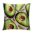 thumbnail image 1 of Janna Salak Designs Food and Drink - Avocado Pattern Pink - Pillow Cases, 1 of 5