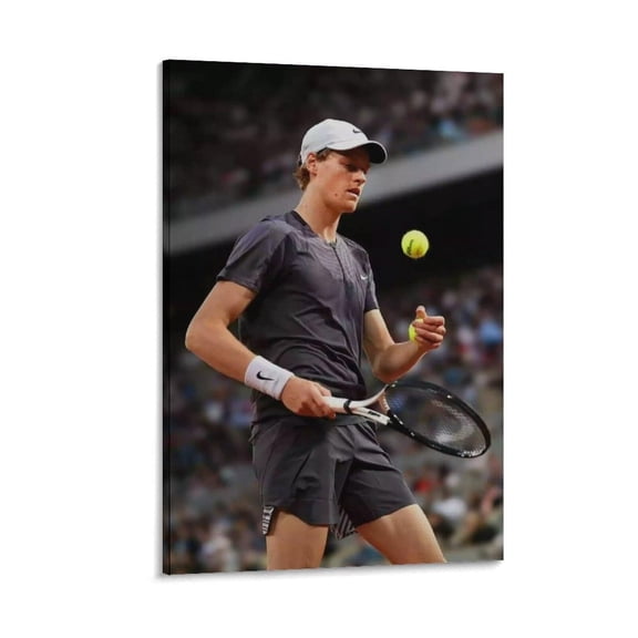 Jannik Sinner Poster Tennis Picture Canvas Poster (2) Wall Art Poster Scroll Canvas Painting Picture Living Room Decor Home