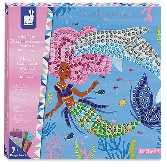 Janod Mosaic Kit -Dolphins and Mermaids