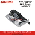 thumbnail image 1 of Janome 1/4 Inch Quilting Foot (O) 200008107 Fits Janome Models In Description, 1 of 1