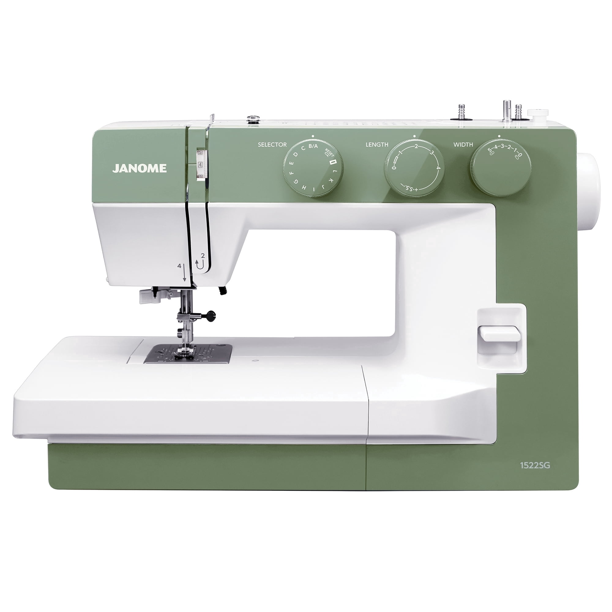 Toy Craft Using Thread Janome 1522-SG Mechanical Sewing Machine - Aesthetic Soft Green Sewing ...