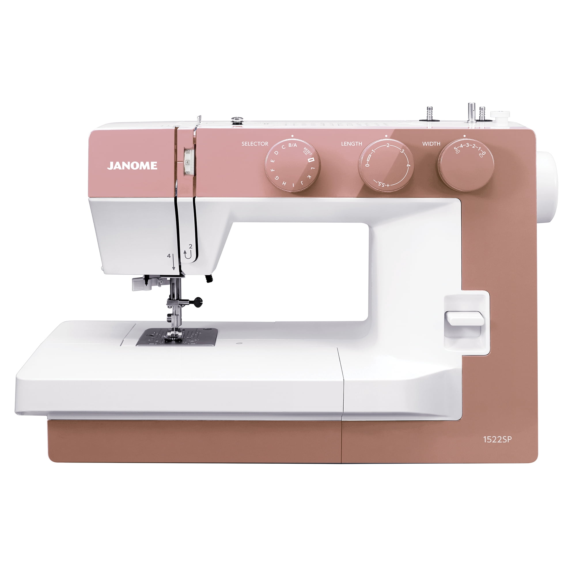 JANOME 1522 RD型ミシン Janome 1522-RD Sewing Machine - Wide Sewing Base, 17x11x7.5 Inches